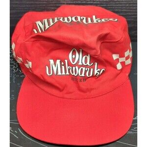 Vintage Old Milwaukee Beer Rare Painters Racing Hat Snapback Adjustable Cap